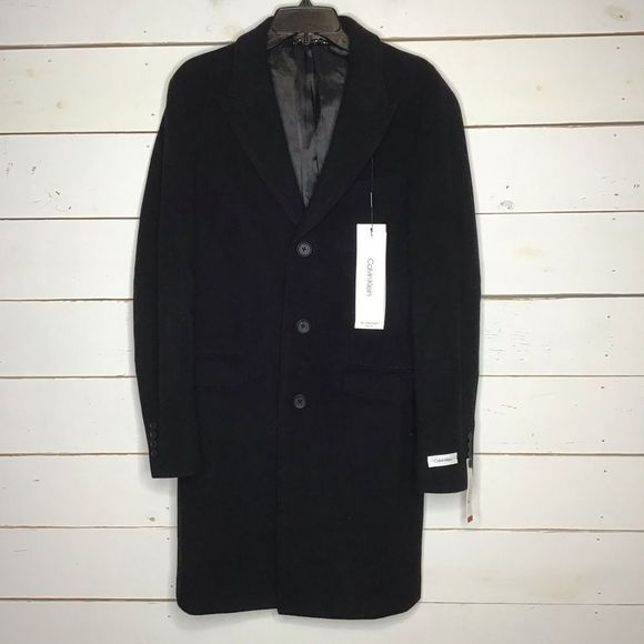 New Calvin Klein Malibu Overcoat Jacket Regular